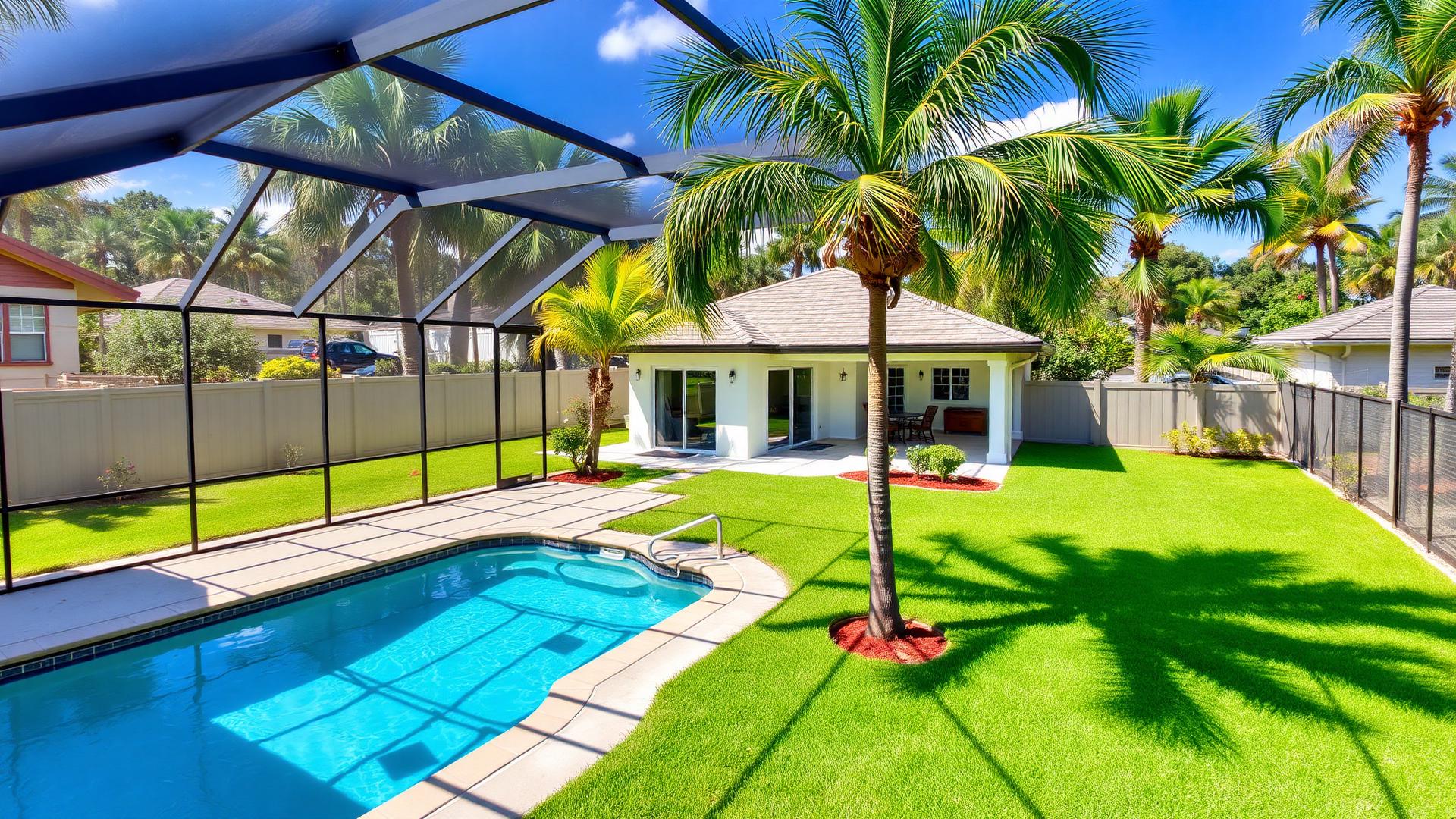 Florida pool enclosure